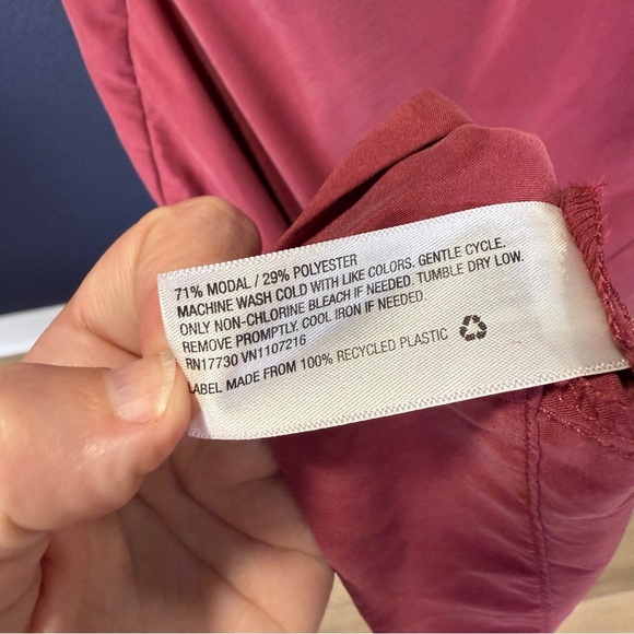 Prologue V-neck Halter Shift Midi Dress, Pink, Size XL - Picture 8 of 8